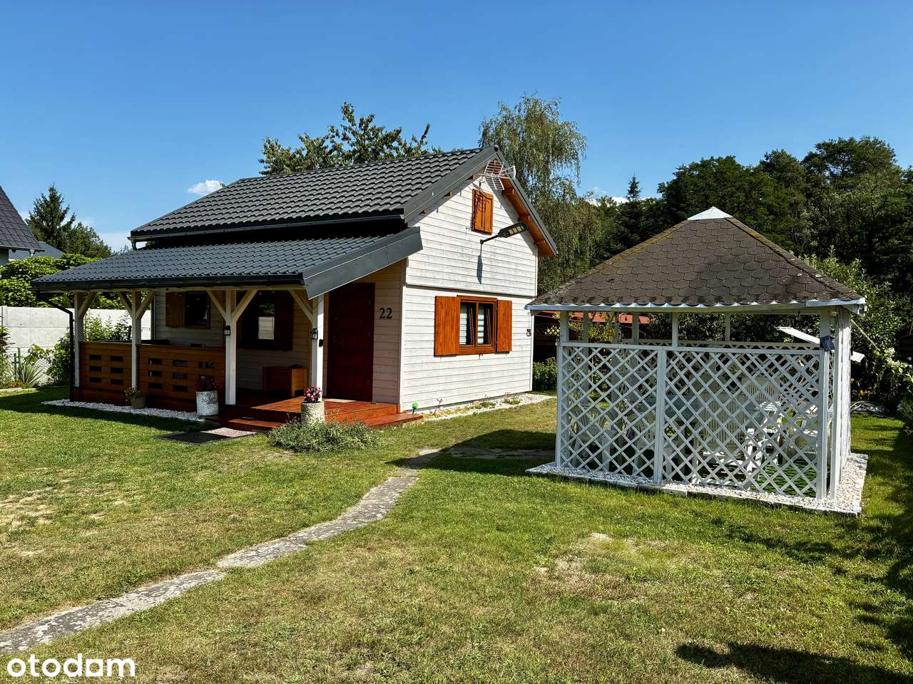 Całoroczny dom 65 m² |600 m od Jeziora Sławskiego| Krępina, gm. Sława.