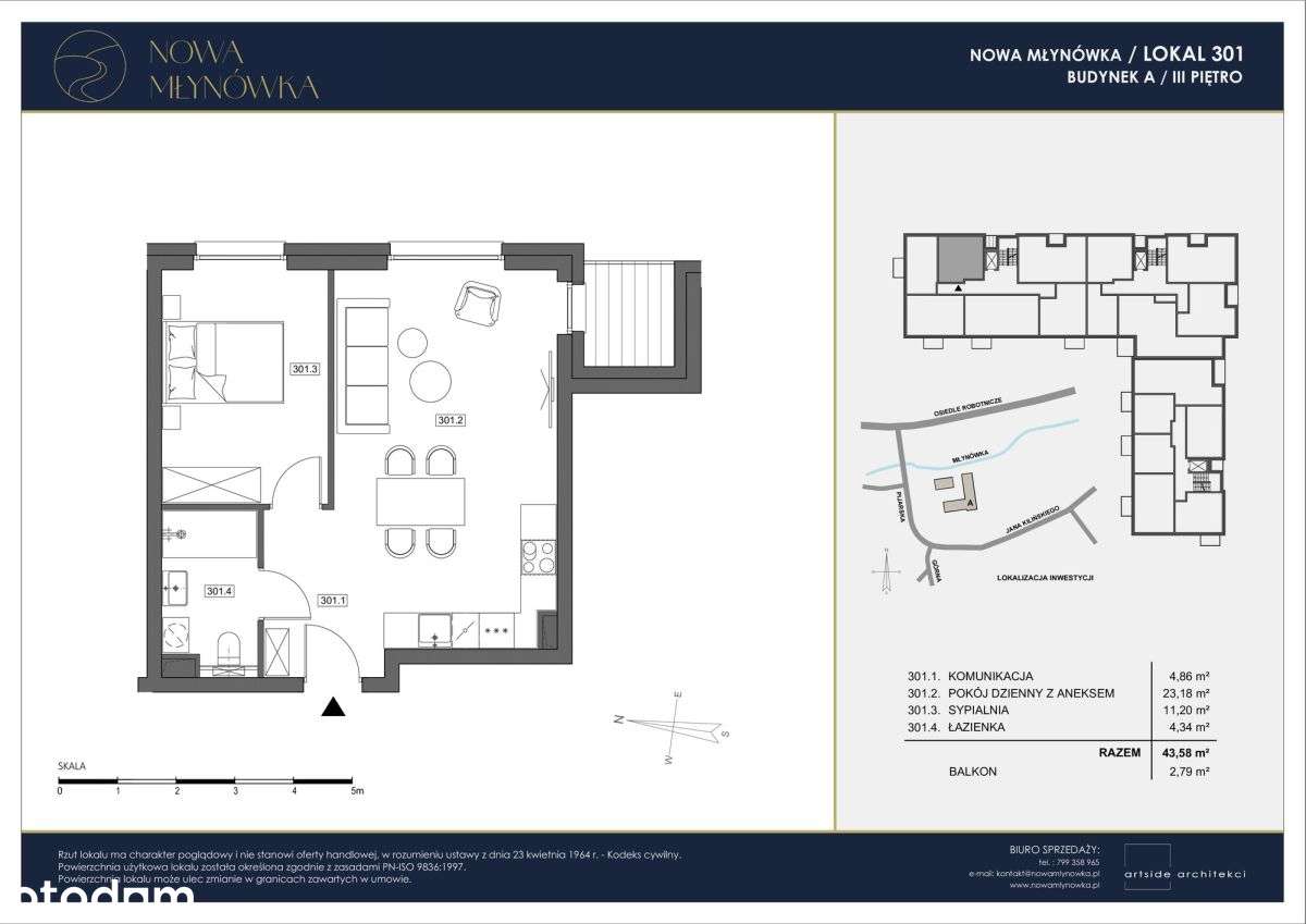 Komfortowe 2-pokojowe mieszkanie w promocji - Pełny obrazek: 4/4