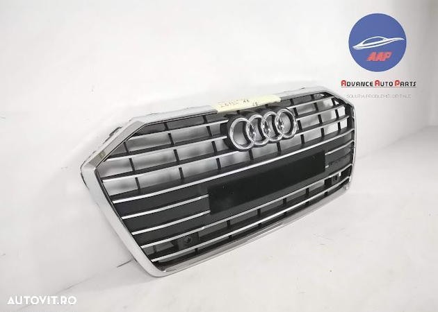 Grila Centrala Radiator originala cu senzori Audi A6 C8 2018 2019 2020 4k0853651B - 2