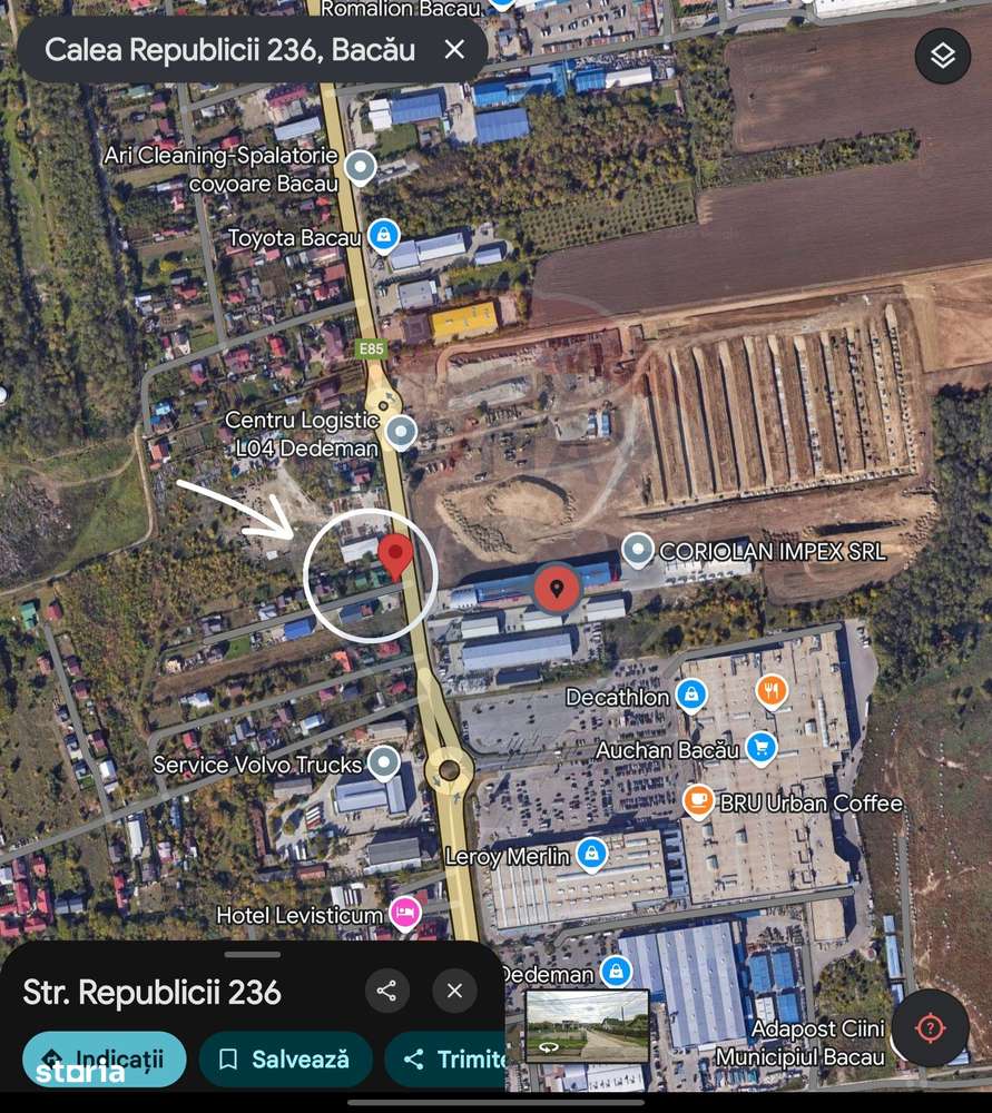 Teren 5,658 mp Bacau strada Calea Republicii - Imagine principală: 5/5