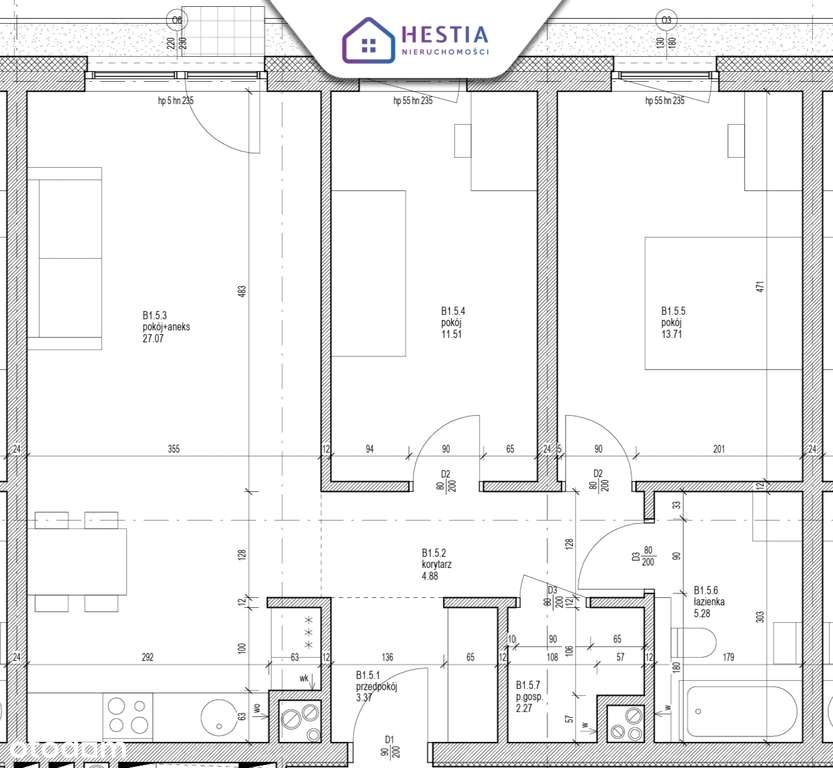 Przestronne mieszkanie na parterze z ogródkiem! - Pełny obrazek: 5/5