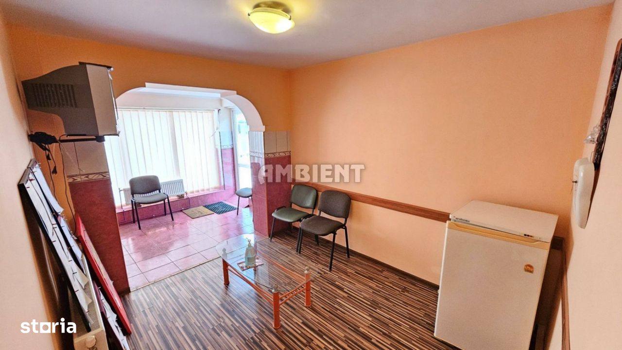 SPAȚIU COMERCIAL - Apartament 2 camere, PARTER, zona CENTRU;