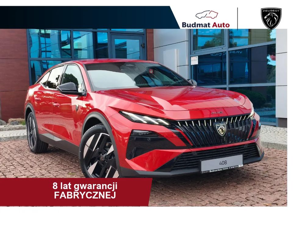 NOWY 408 GT Exclusive 145KM 2026 - 8 lat gwarancji