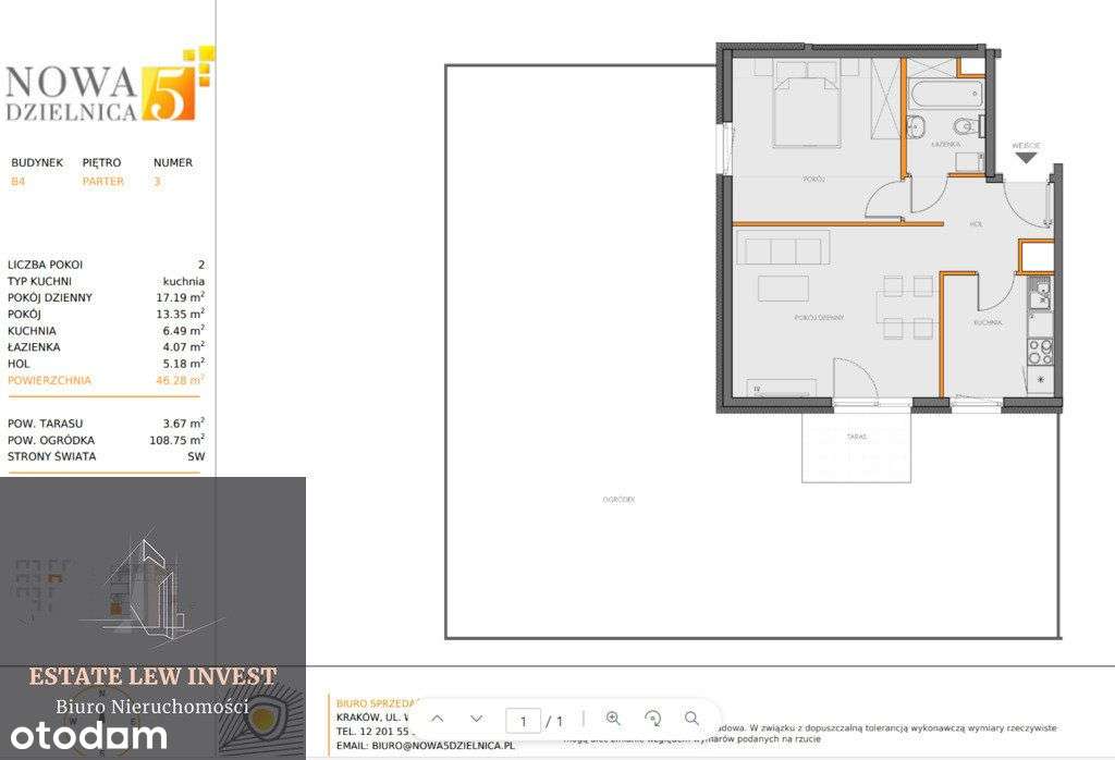 Gotowe mieszk pod inwestycje/duży ogódek - Pełny obrazek: 5/5