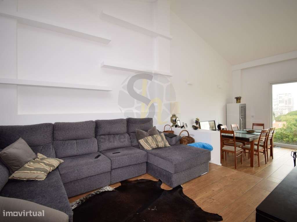 Moradia T3 Nova com vista rio e garagem no Caramão da Ajuda-14