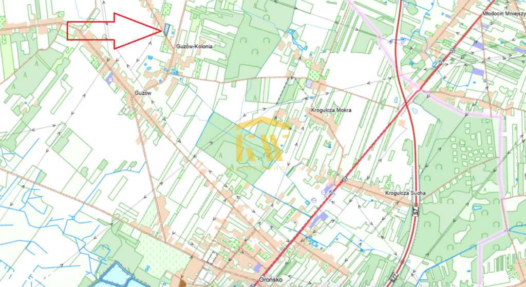 Drewniany domek, na działce 5000m2 z WZ-4