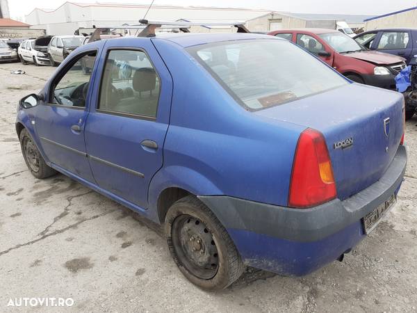 Capota Motor dacia Logan 2005 Berlina Albastru - 5