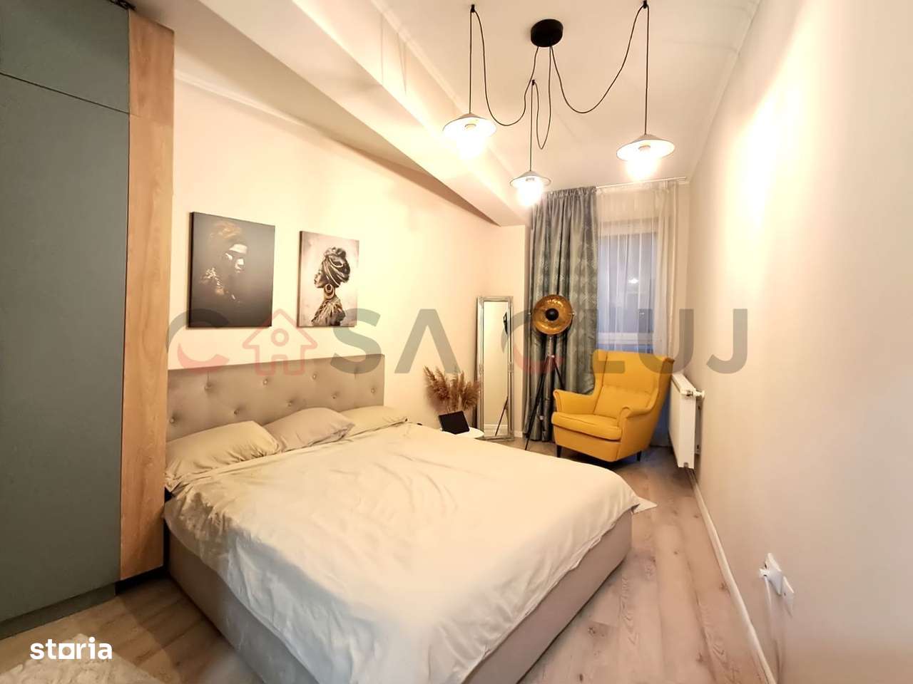 2 camere, Etaj 2, Bloc Nou, Central!!-4