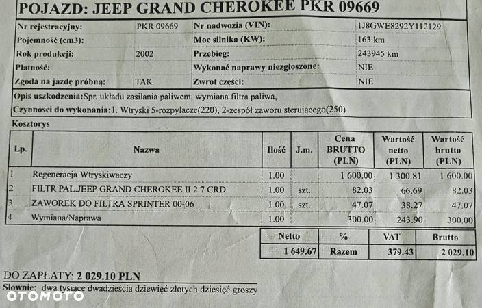 Jeep Grand Cherokee 2.7 CRD Limited - 37