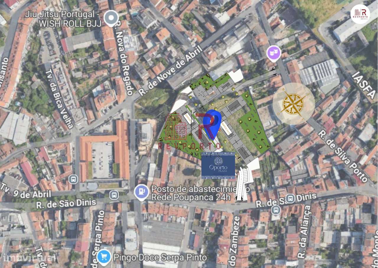 Apartamento T1  com varanda e garagem-14