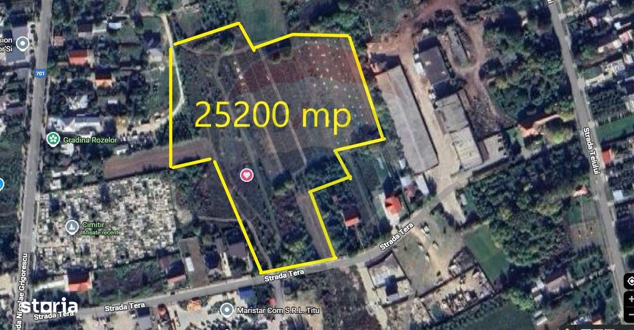 Vanzare Teren Intravilan 25.200mp Titu / Strada Tera - Imagine principală: 4/5