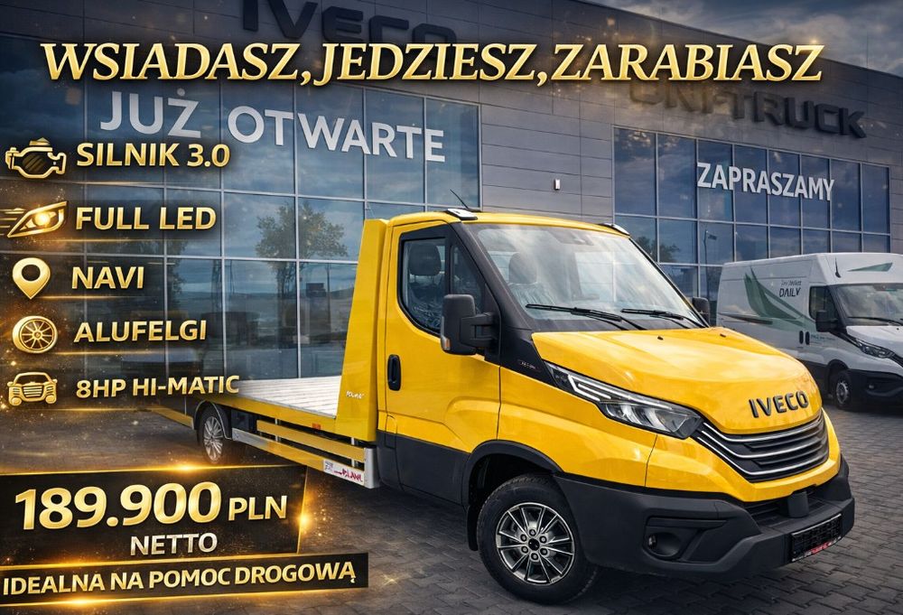 Iveco AUTOMAT OD RĘKI, WYPRZEDAŻ EKSPOZYCJI, MOŻLIWOŚĆ FINANSOWANIA Moc, komfort i zysk w jednej zabudowie!