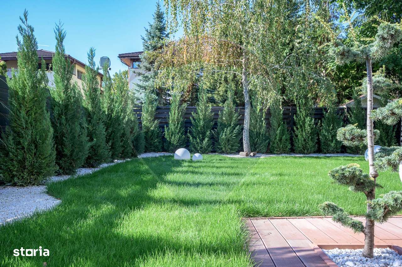 Vila luminoasa, mobilata si utilata Corbeanca / ansamblu cu piscina - Imagine principală: 3/20