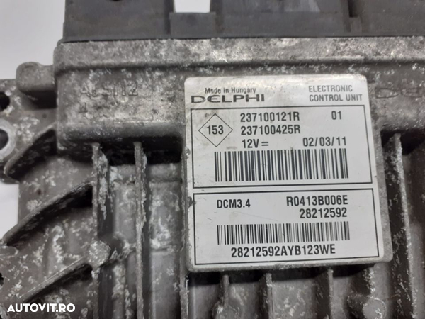 ECU calculator motor Renault Megane 3 1.5 DCI cod 237100425R - 3