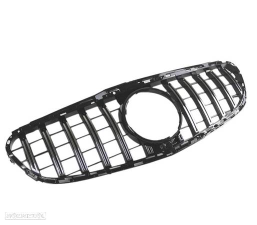 GRELHA FRONTAL PARA MERCEDES CLASSE E W212 13-16 PANAMERICANA GT PRETO BRILHANTE - 5