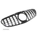 GRELHA FRONTAL PARA MERCEDES CLASSE E W212 13-16 PANAMERICANA GT PRETO BRILHANTE - 5