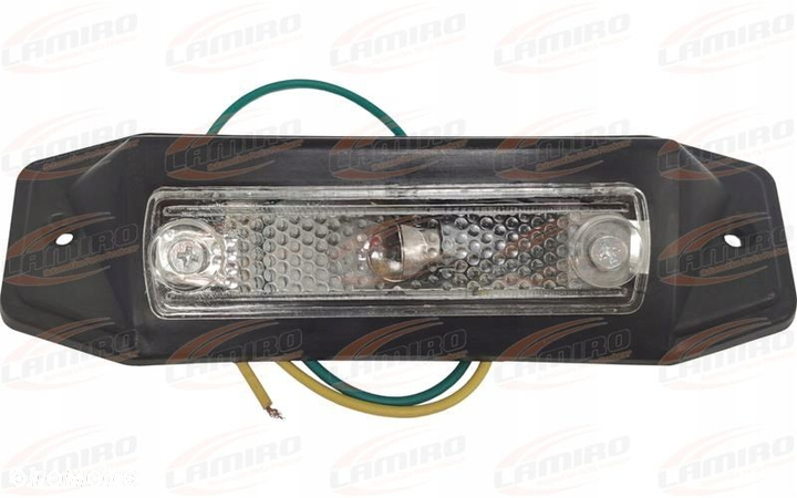 MAN F90 F2000 LAMPA OBRYSOWA BIAŁA 100x26 BLENDY - 1