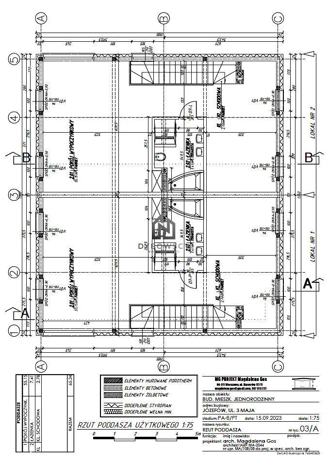 Dom klasy premium Józefów Nowoczesny projekt-16