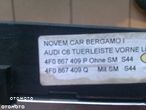 LISTWA DEKOR DRZWI LEWY PRZÓD AUDI A6 C6 4F0867409 - 2