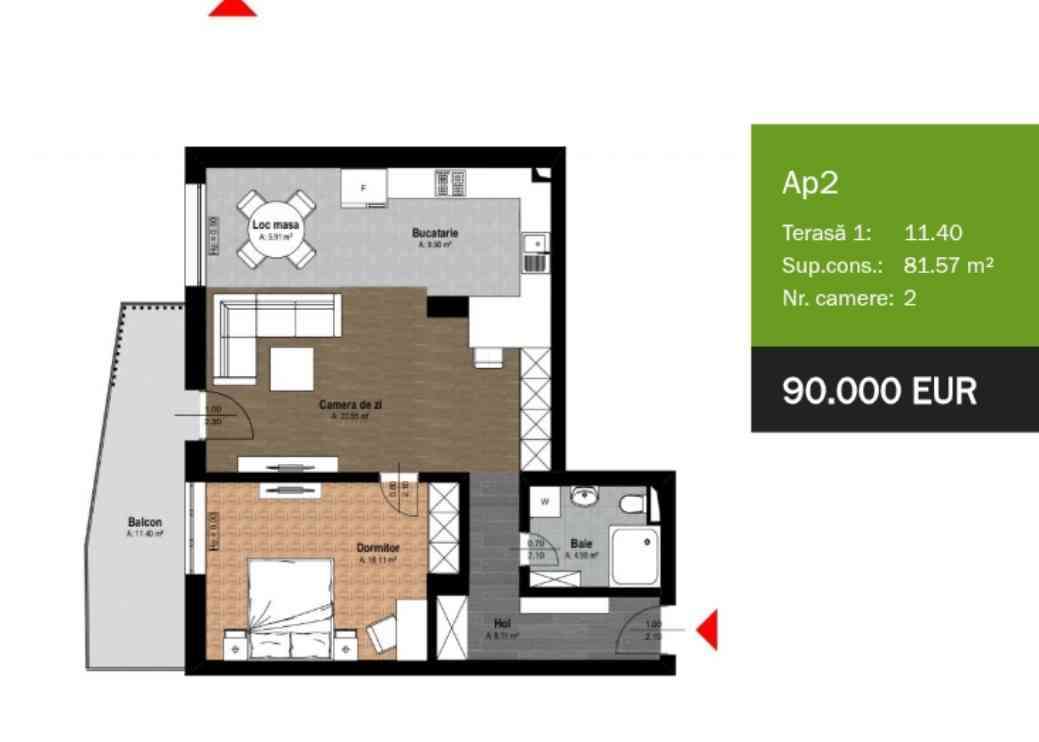 Apartament nou in Baile Felix cel mai bun pret-6