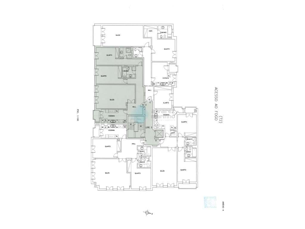 Apartamento T5, com 3 varandas, 2 lugares de estacionamento e Arrec...-43