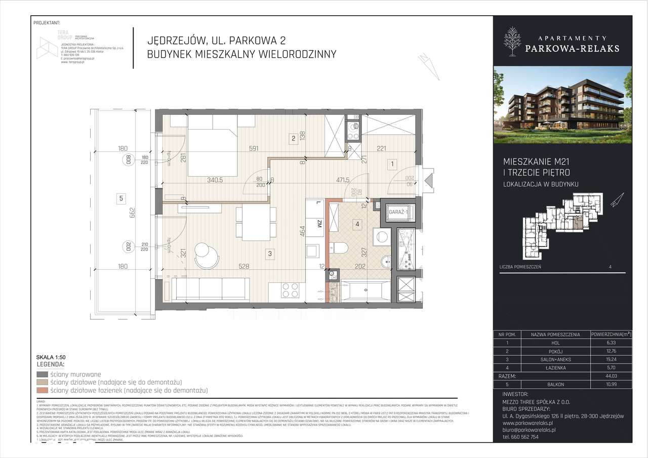 Parkowa-Relaks | mieszkanie 2-pok. | M21_KL2_04 - Pełny obrazek: 2/7