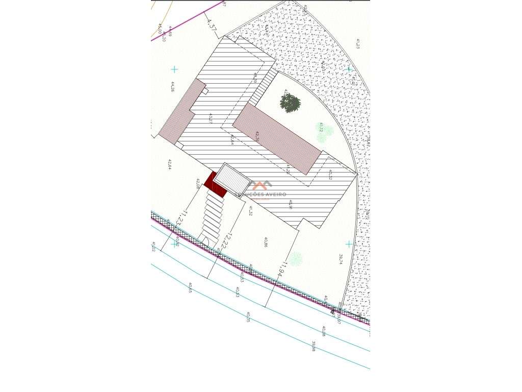 Terreno em CASAL ÁLVARO 2.414 m² com projeto aprovado - Grande imagem: 3/13