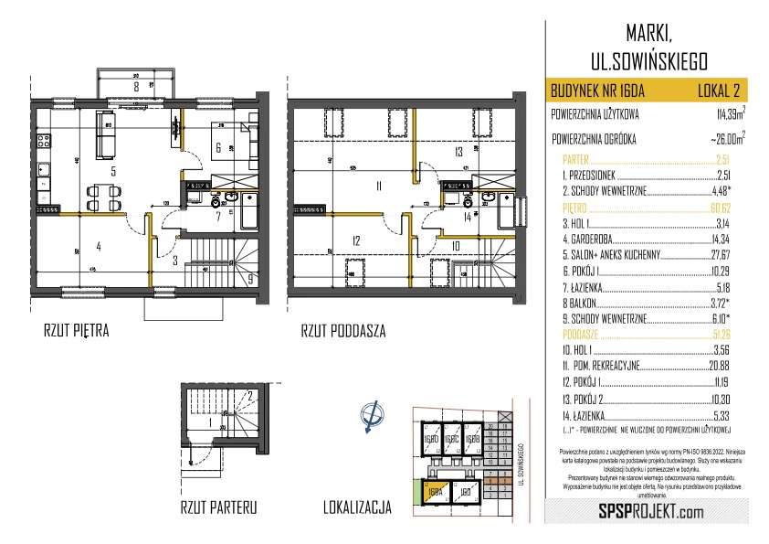 Bliskie  Marki |Dwupoziomowe 6-pokojowe Mieszkanie+2Miejsca +Ogródek I-5