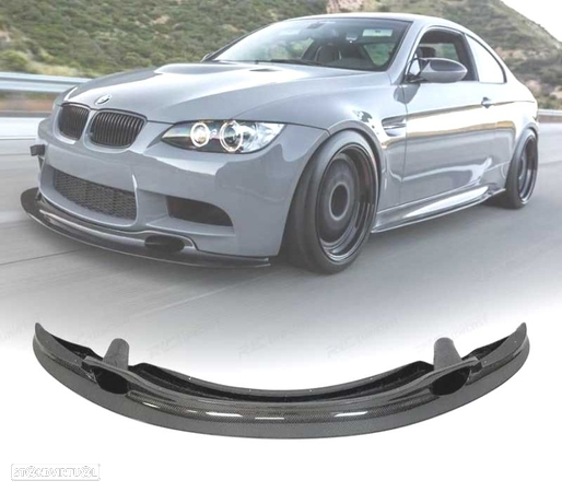 SPOILER LIP DIANTEIRO PARA BMW E92 E93 CABRIO LOOK M3 CARBONO - 1