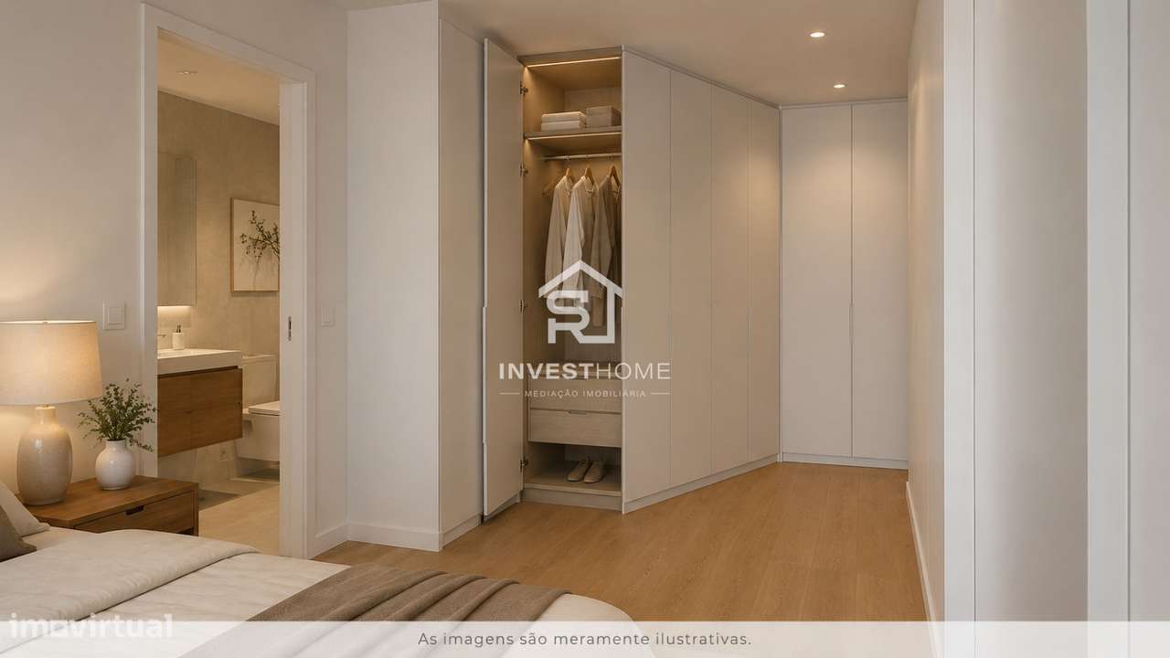 Apartamento T3 | Em construção | Varandas | Churrasqueira | Garagem-9