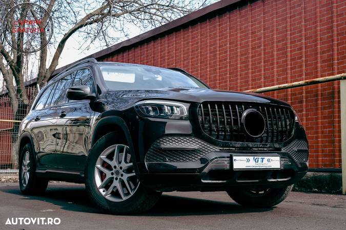 Grila Centrala Mercedes GLS SUV X167 (2019-2023) GTR Look Negru Lucios- livrare gratuita - 7