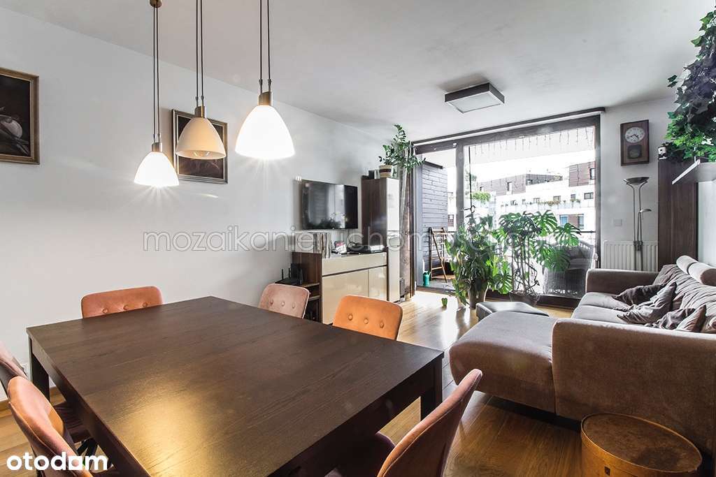 4 pokoje - duży balkon - Park Oś Królewska w Miasteczku Wilanów - Pełny obrazek: 1/8