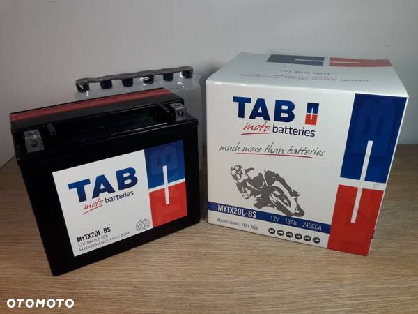 Akumulator TAB Moto MYTX20LBS 18Ah (YTX20L-BS) - 3