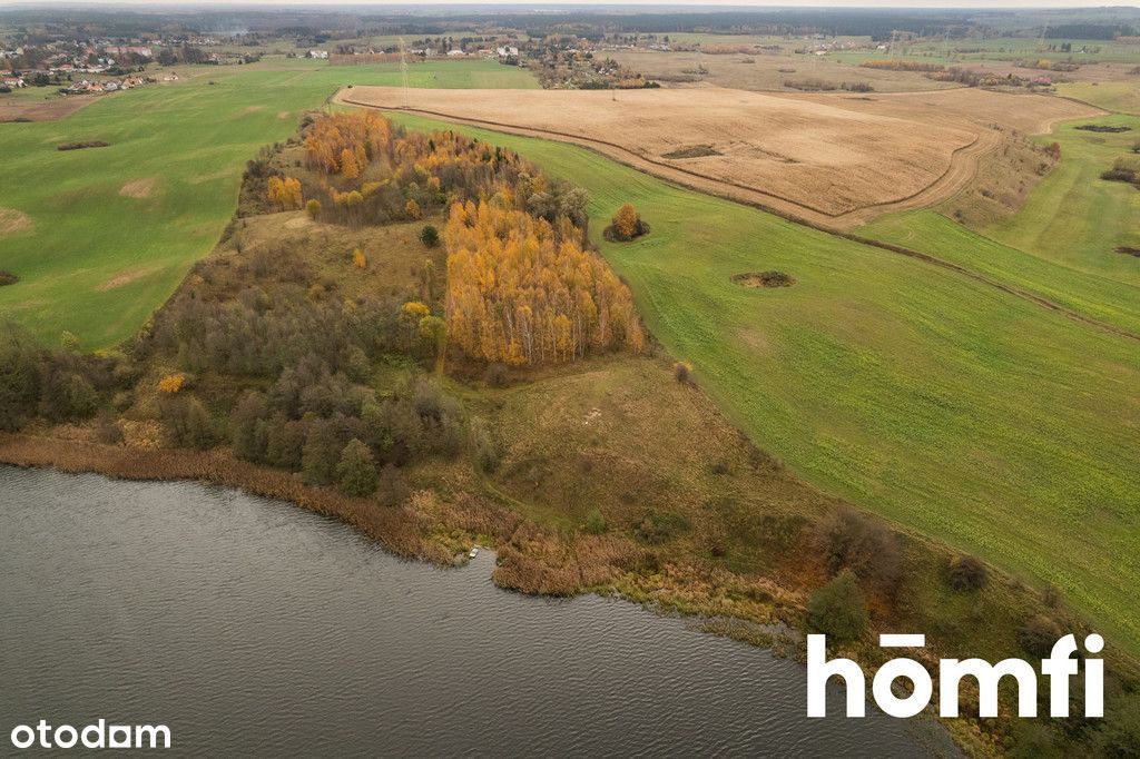 Działka inwestycyjna nad jeziorem 7,7ha