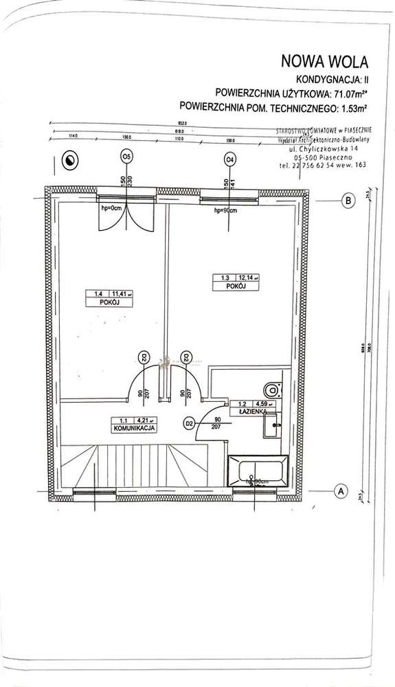 Dom wolnostojący 110 m2 -Nowa Wola ul. Krasickiego-17