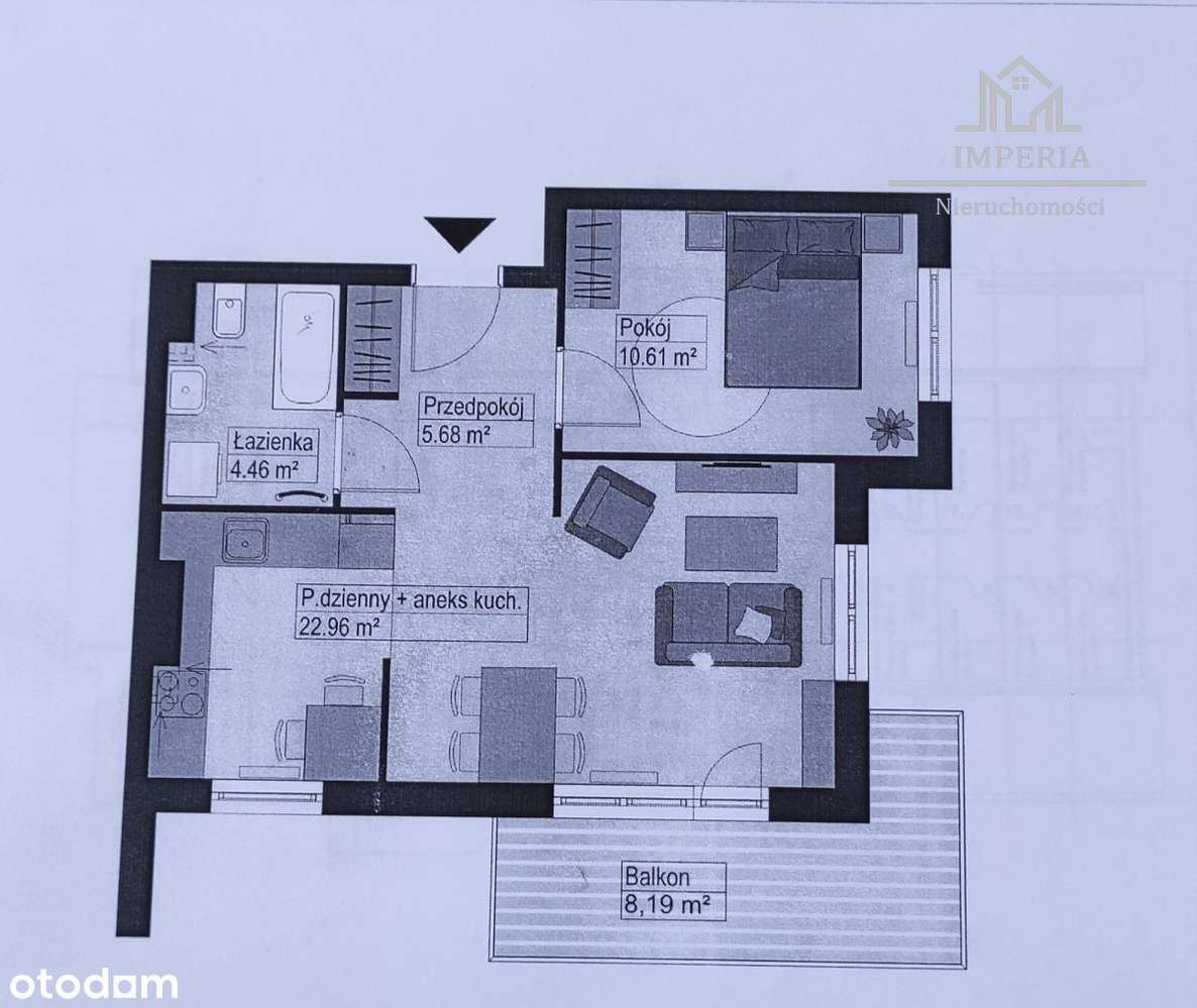 Straszyn | 2 pokoje | Balkon | Komórka lokatorska-17