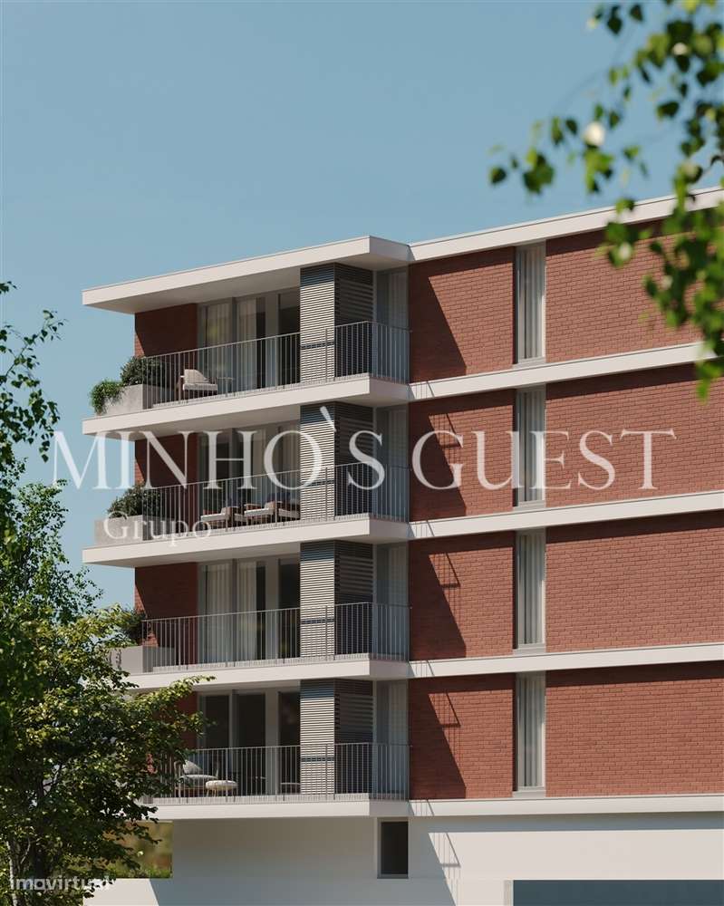 Apartamento T3 Novo c/ Garagem e Varanda - Parque da Cidade de Guimarã-9
