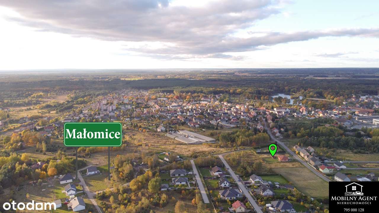 Na sprzedaż działka budowlana – Małomice, ul. Szkolna-7