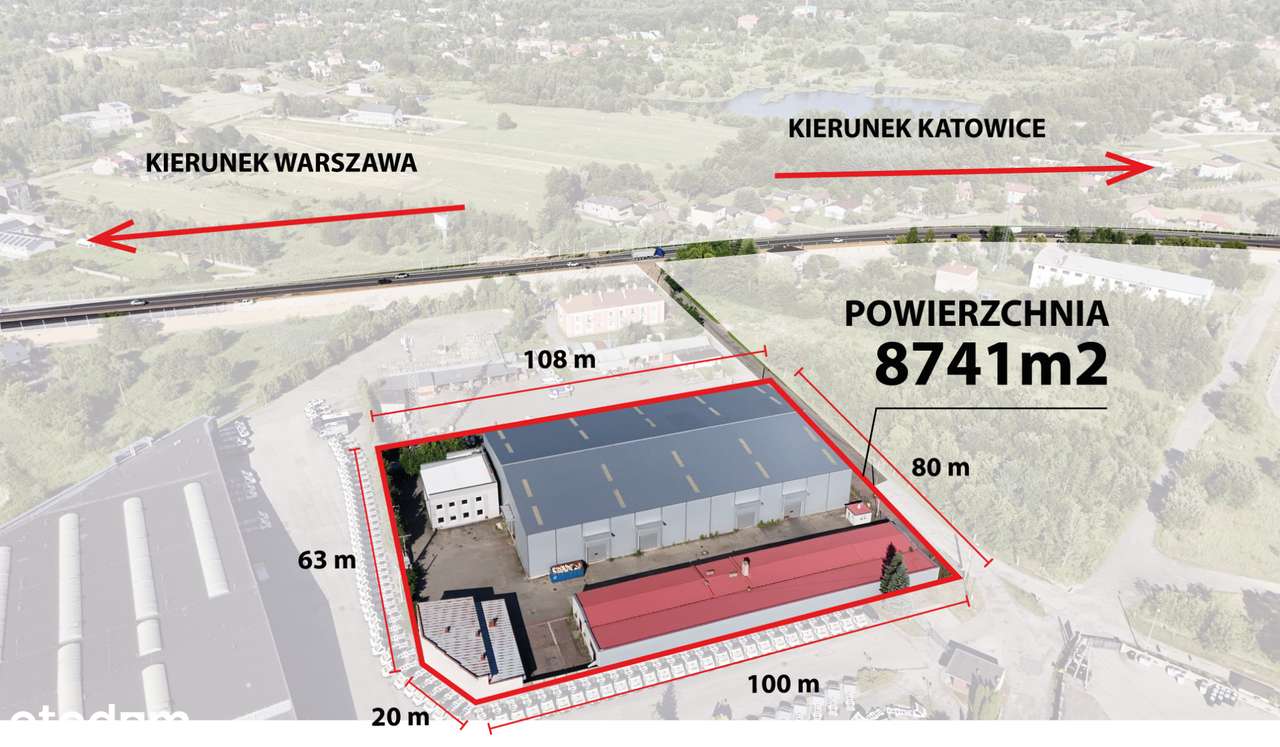 Kompleks hal po modernizacji 2878m2 Cz-wa
