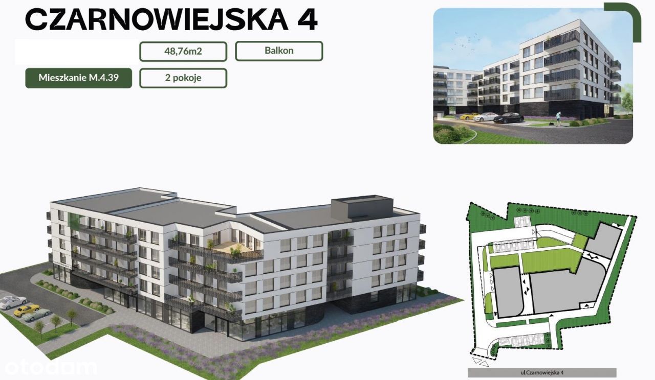 Czarnowiejska 4 Brzesko nowe mieszkania 2 pokoje