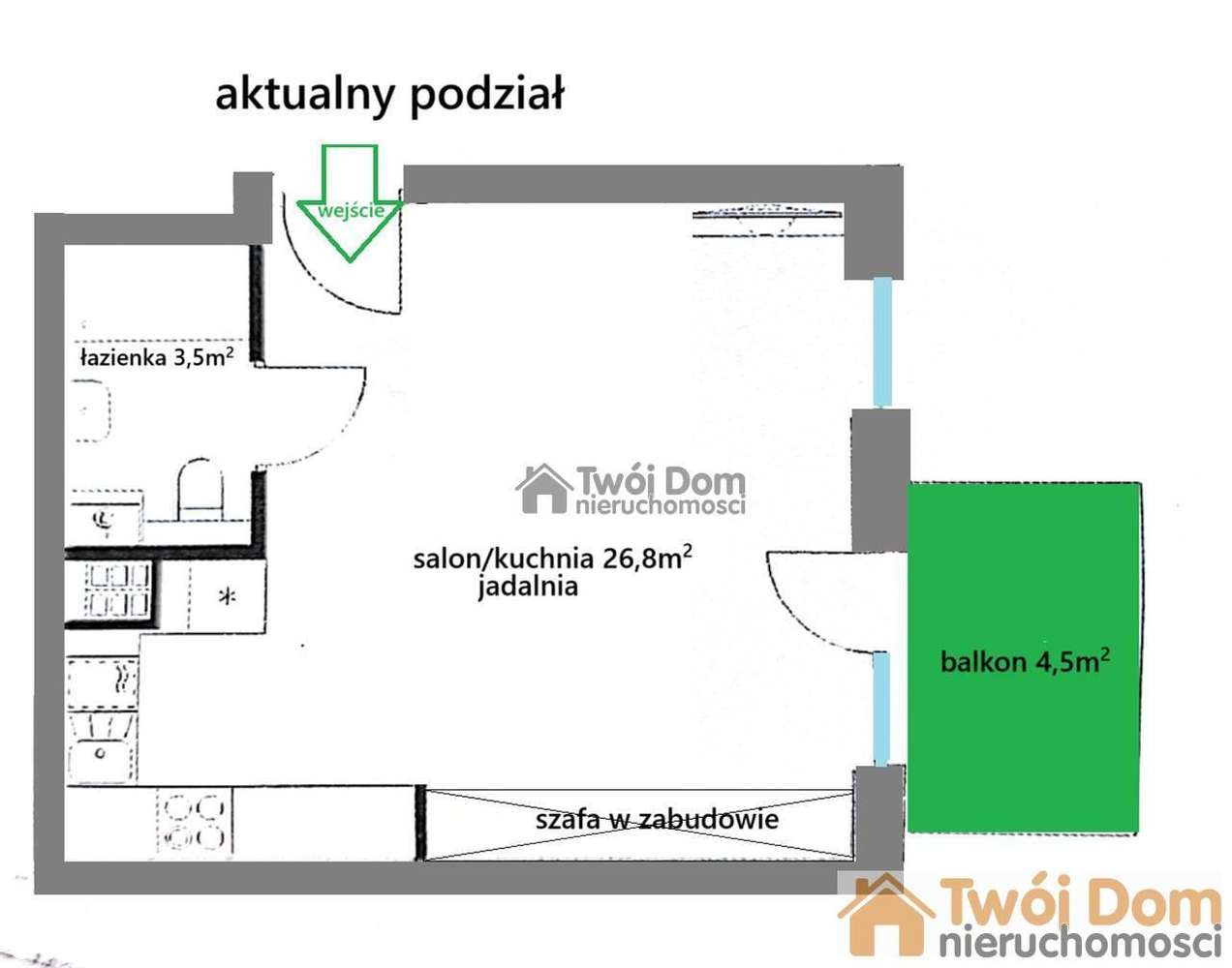 Możliwość wynajmu za 2300 zł+liczniki-16