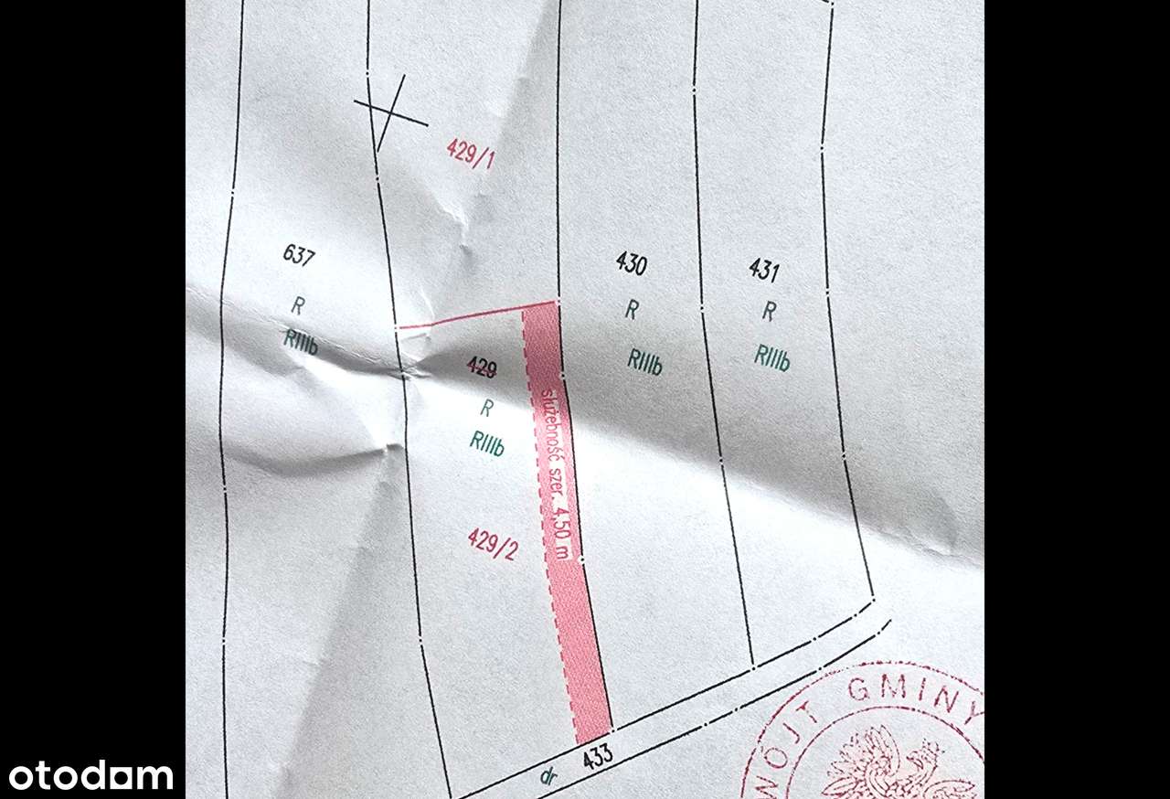 Stanisławice 2 dzialki budowlane po 12 ar - Pełny obrazek: 1/2