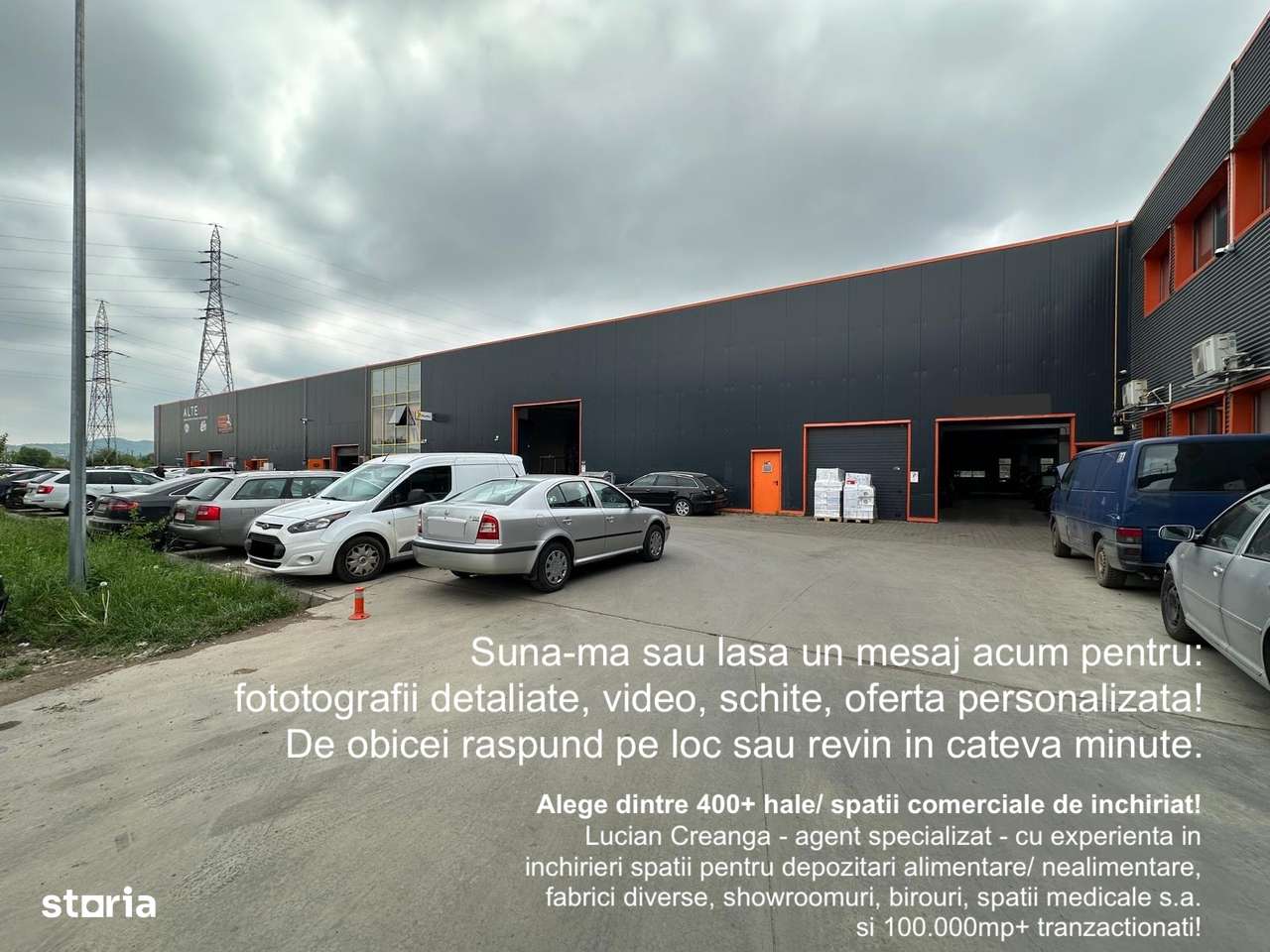 Hala de la 300mp la 595mp, zona Vel Pitar - Imagine principală: 1/6