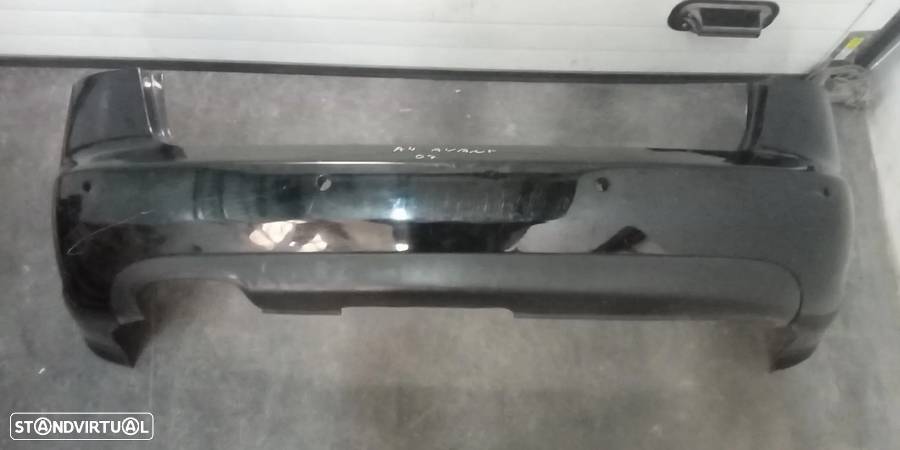 PARACHOQUES / PARA CHOQUES TRAS AUDI A4 AVANT B7 (CARRINHA) COM BURACOS P SENSORES ESTACIONAMENTO 05-08 - 1