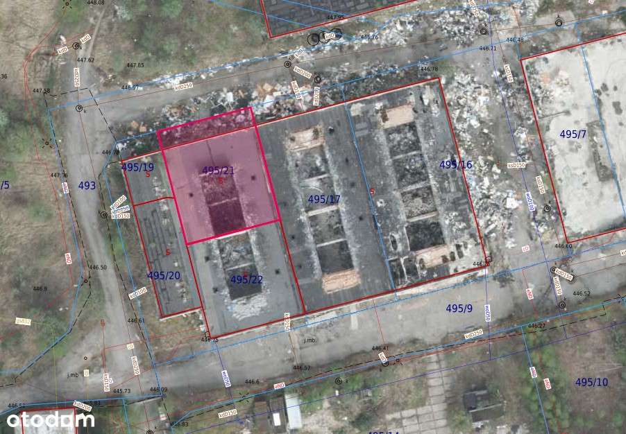 Syndyk sprzeda działkę zabudowaną budynkiem usługowym w Wałbrzychu - Pełny obrazek: 2/2