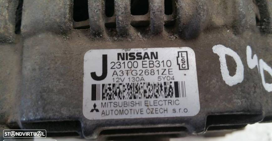 Alternador Nissan Navara D40 2006 - 3