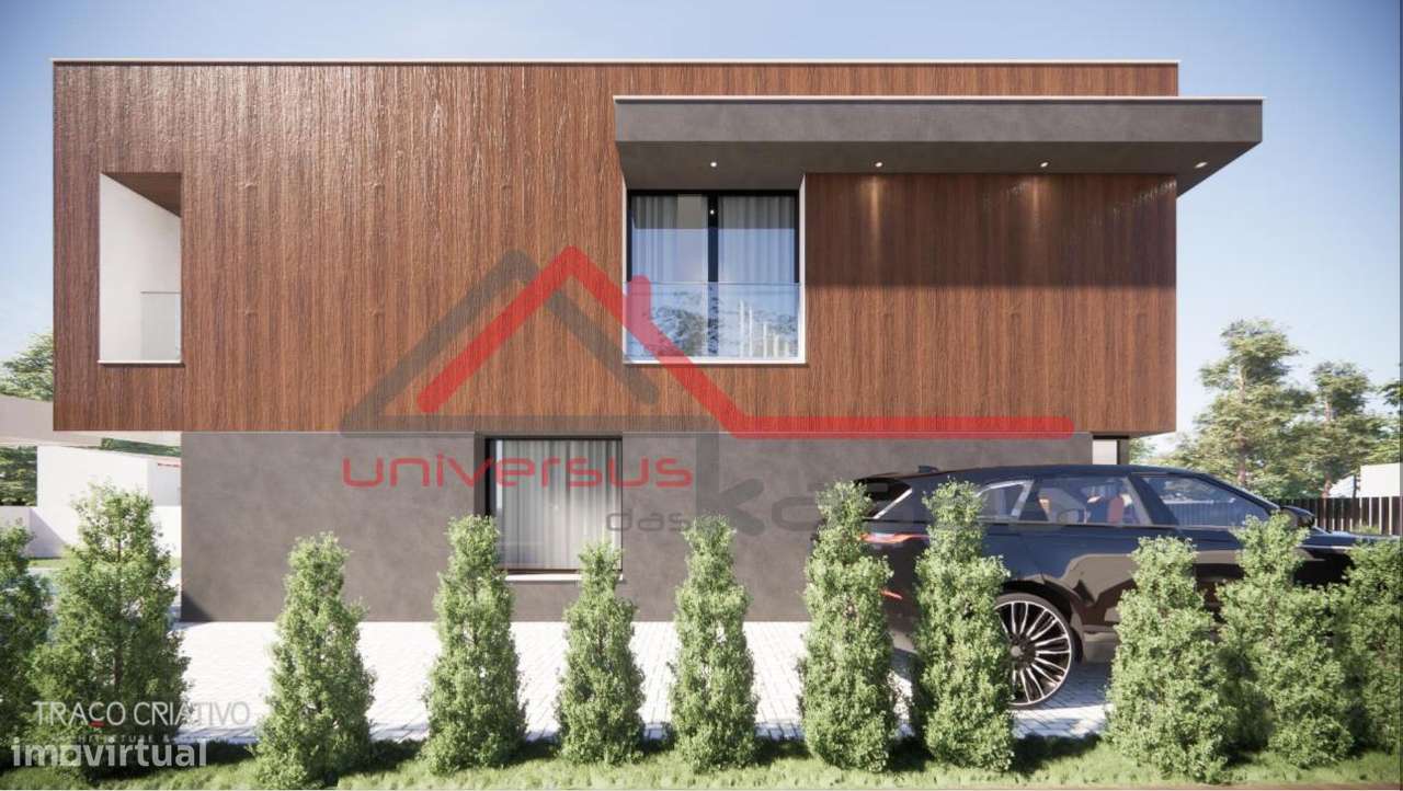 Moradia Nova Geminada V4 com Piscina e Garagem Sarilhos Grandes - Grande imagem: 5/11