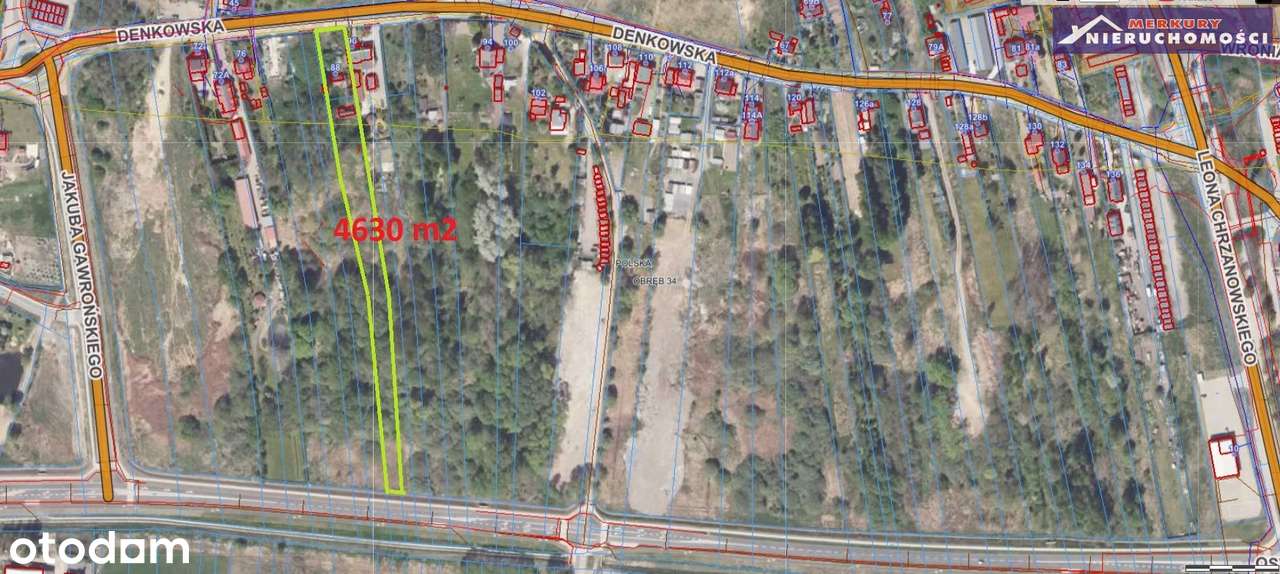 Działka z wydanymi warunkami zabudowy.-3