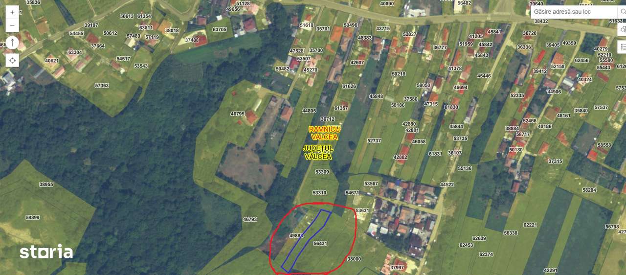 Teren intravilan Rm. Valcea, str. Morilor 1.070 mp - Imagine principală: 2/3