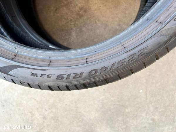 vand 2 anvelope 225/40/19 pirelli de vară ca noi - 4